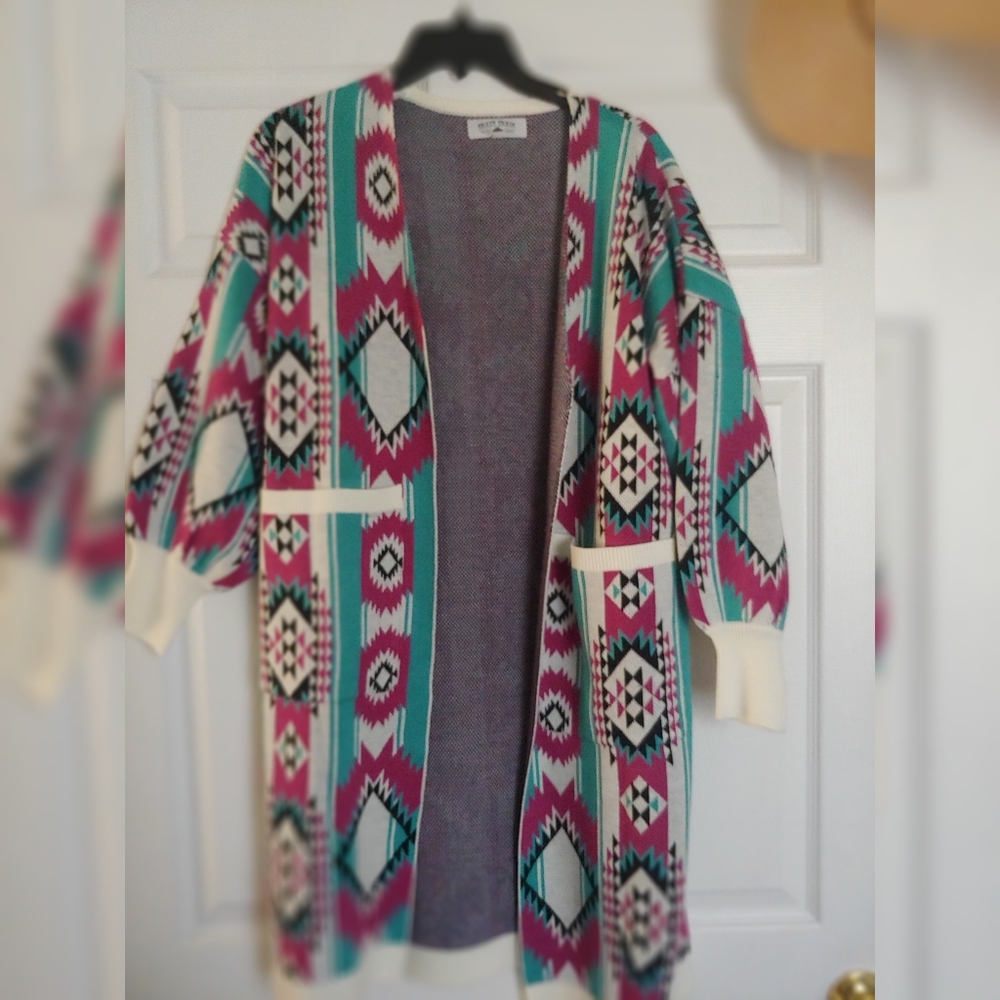 Crazy Train Aztec Cardigan